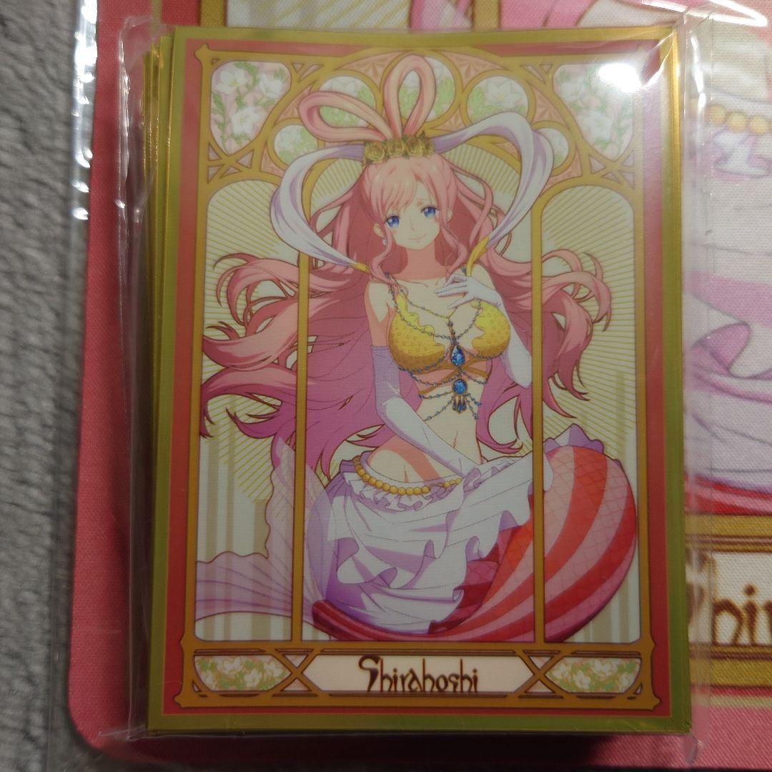 α1 ワンピース 人魚&ミュシャ風 しらほし姫 スリーブ&プレイマット