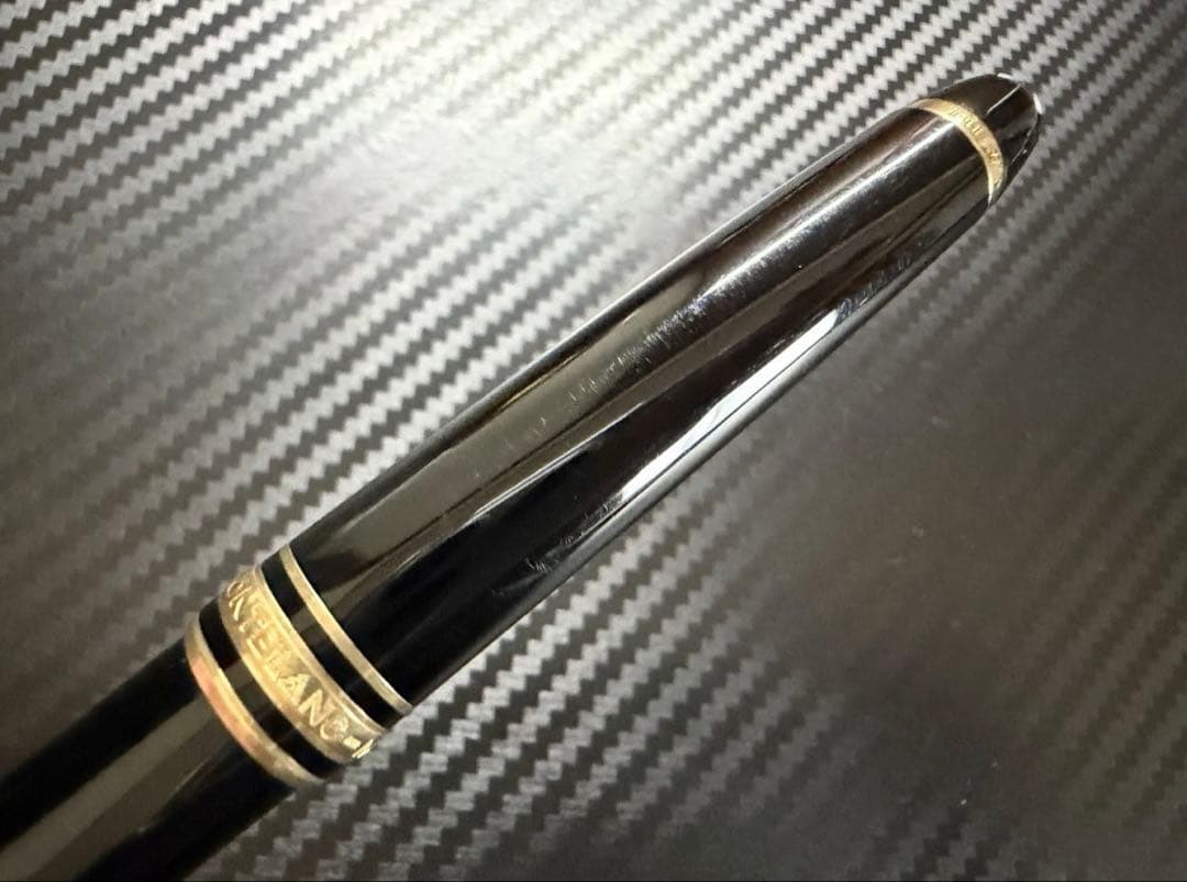 美品 モンブラン マイスターシュテュック 144 ブラック 全金 EF 万年筆