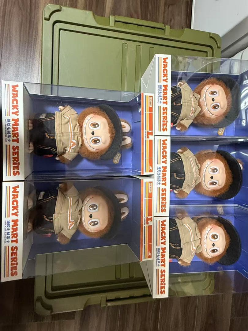 Labubu Wacky Mart Series ぬいぐるみペンダント合計5個