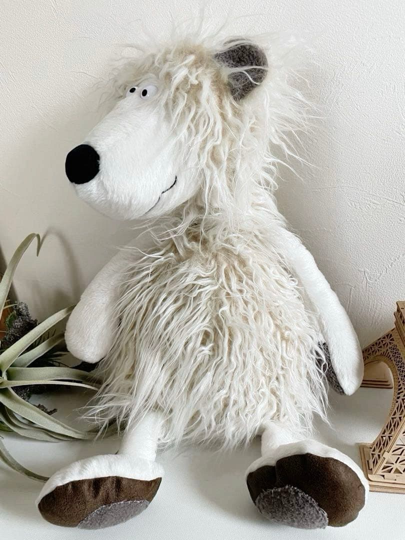 【美品】ボーネルンド　ぬいぐるみ　ビーストシリーズ　アイキー•ピキー　しろくま？