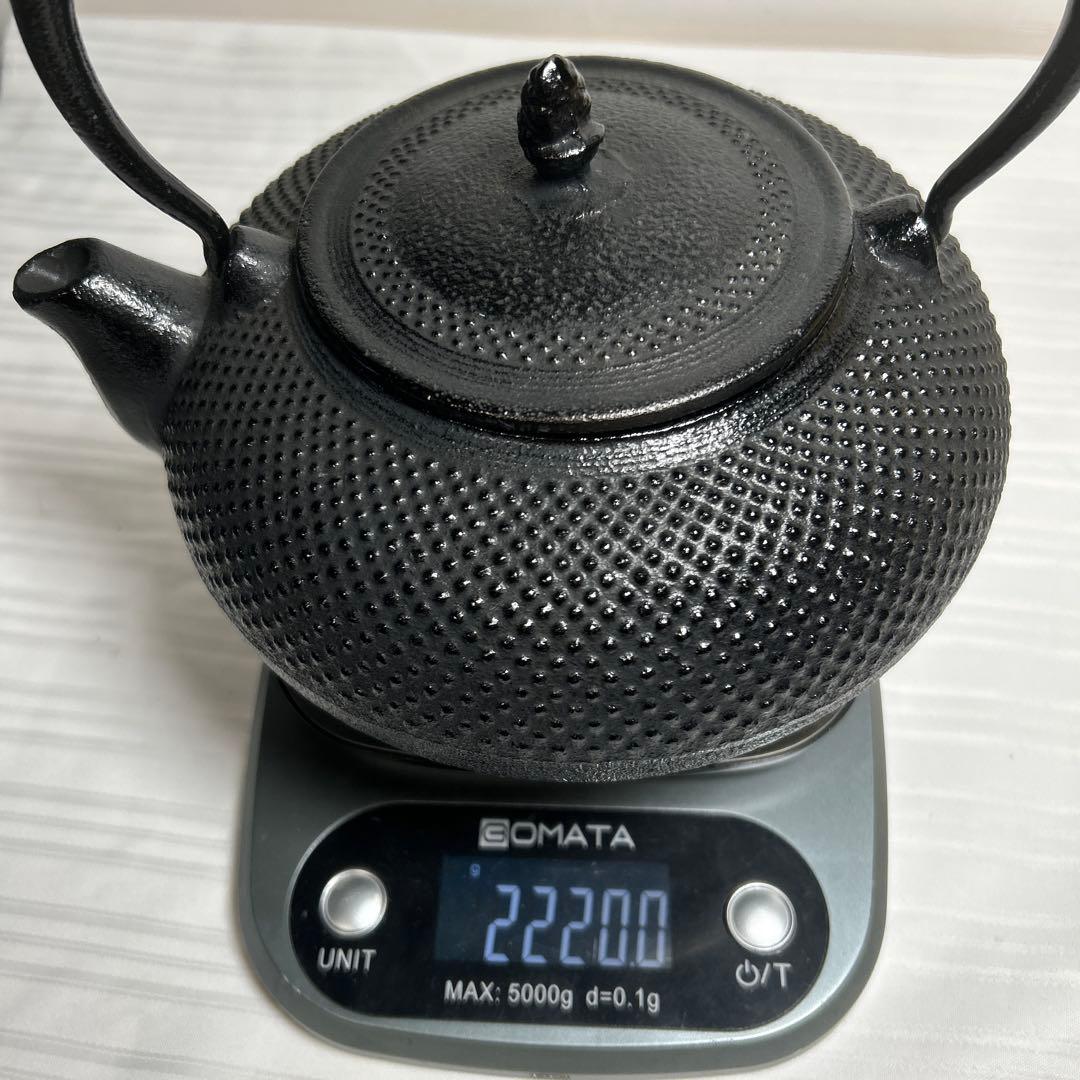 南部鉄瓶 鉄器 鉄瓶 算玉アラレ 急須 やかん 鉄分補給 「三傳藝統」 元箱