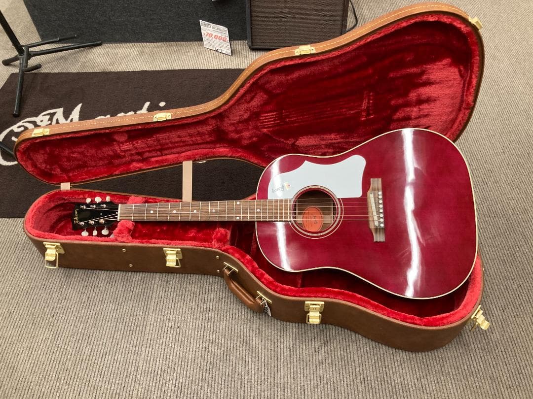 【J45_軽量】美品格安　ギブソンj-45 1960s ワインレッドカラー