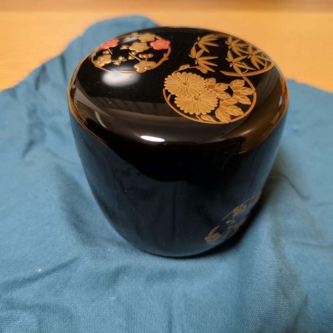 Alan Smitheeさま専用 鵬雲斎書付 花丸蒔絵(四君子) 茶道具 大棗