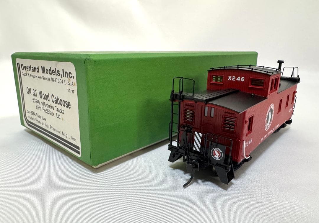 鉄道模型 Overland Models GN 30 Wood Caboose X246
