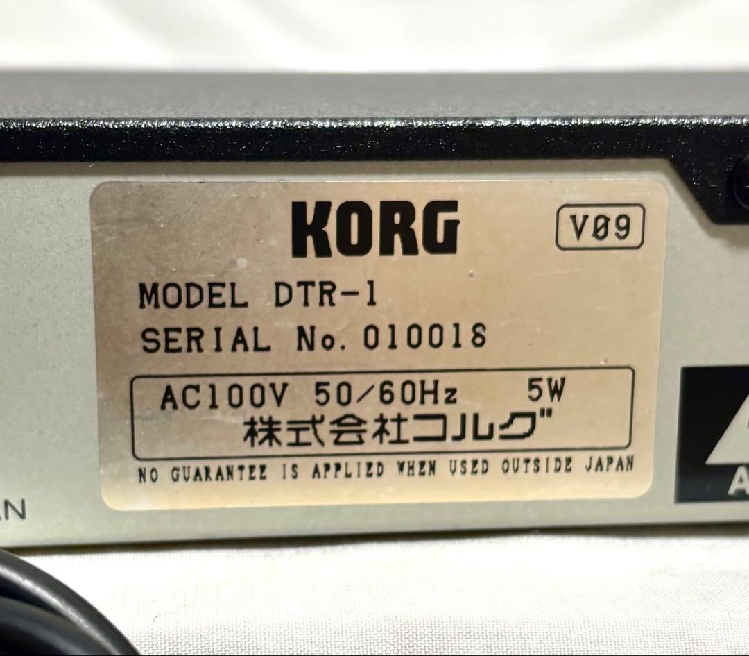 KORG ラック型デジタルチューナー DTR-1