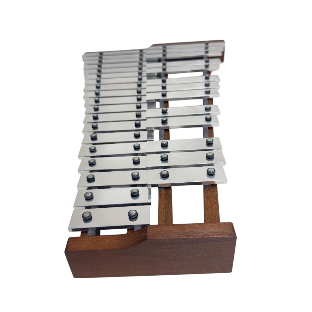 美品 Saito サイトウ グロッケン D-4 32音 鉄琴 打楽器　マレット付