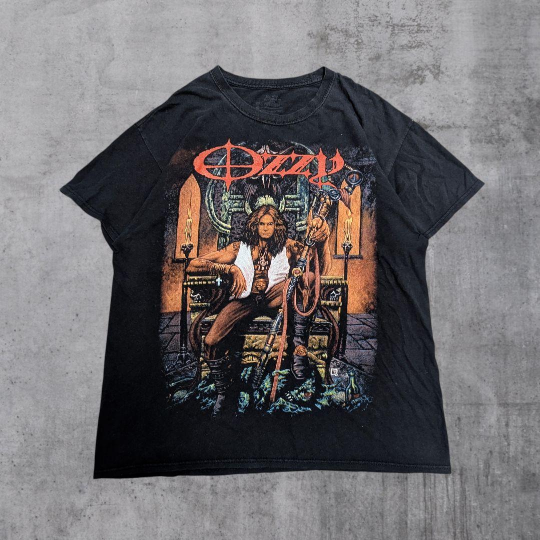 希少Ozzy Osbourne バンドT 2000s Hanes バックプリント