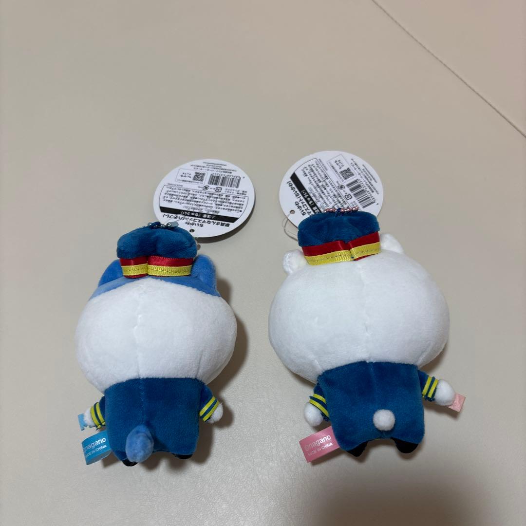 ちいかわ 駅員さんなマスコット ちいかわ・ハチワレ セット