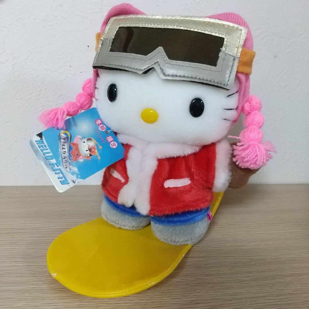 新品　ハローキティ　スノーボード　ご当地　冬季限定　ぬいぐるみ