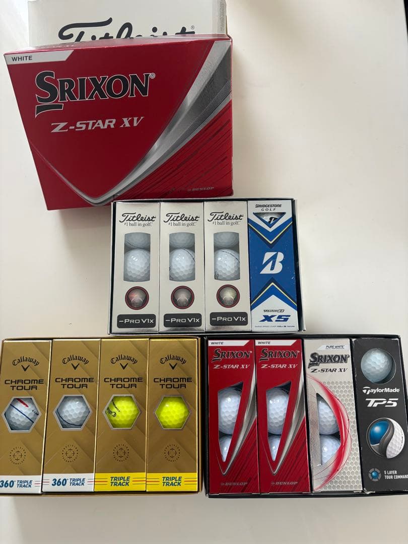 ツアー系、スピン系ボール　3ダース