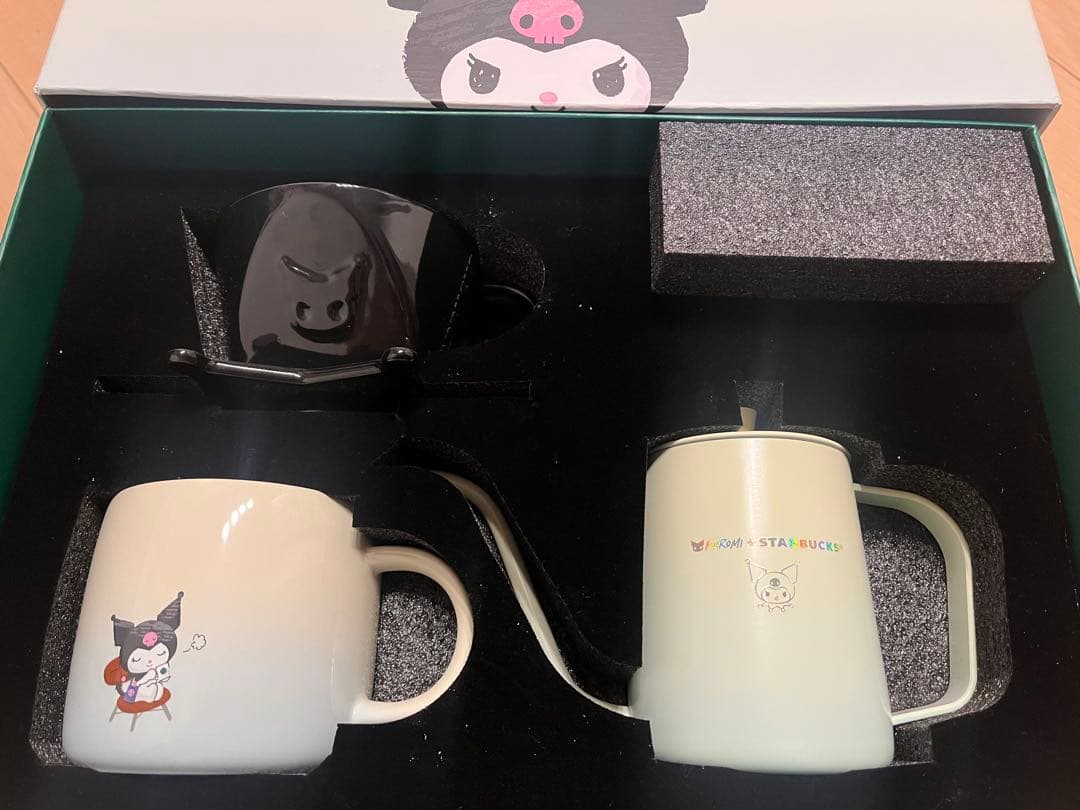 香港スタバ限定くろみデザイン マグカップとポットセット