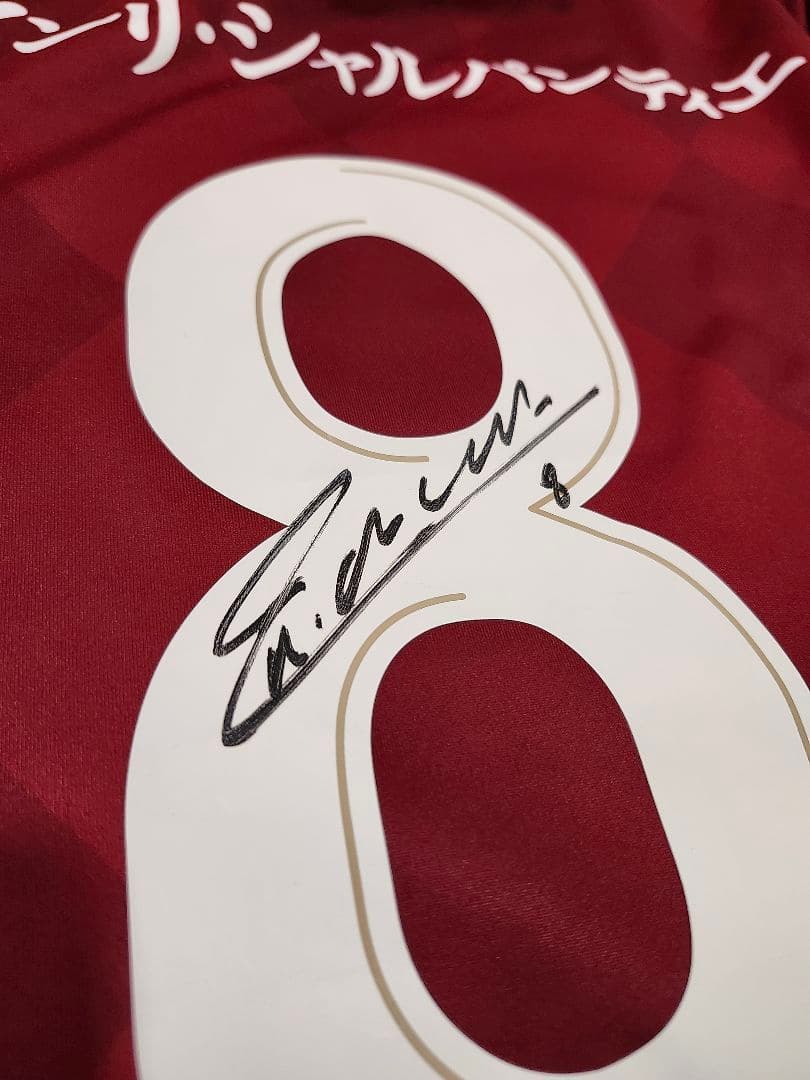 ヴィッセル神戸 イニエスタ サイン サッカー ユニフォーム Jリーグ アシックス