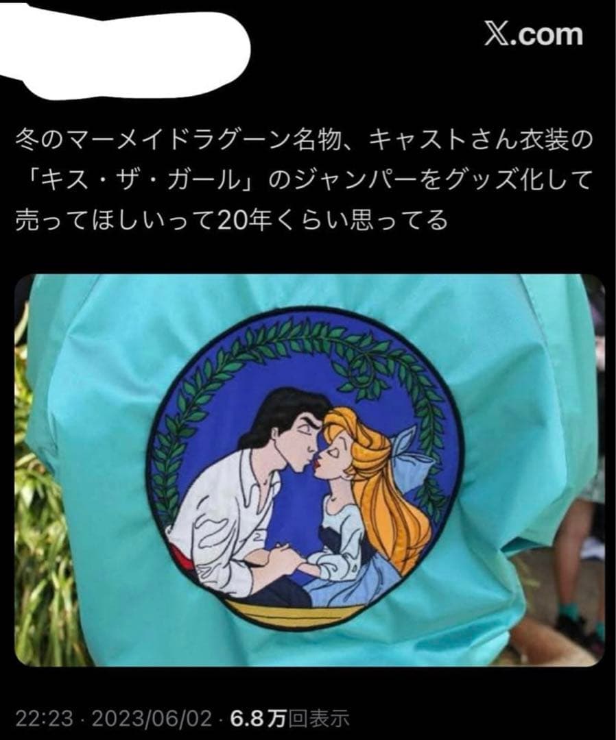 【稀少品】マーメイドラグーンキャストさん衣装ワッペン非売品　ラスト1つ