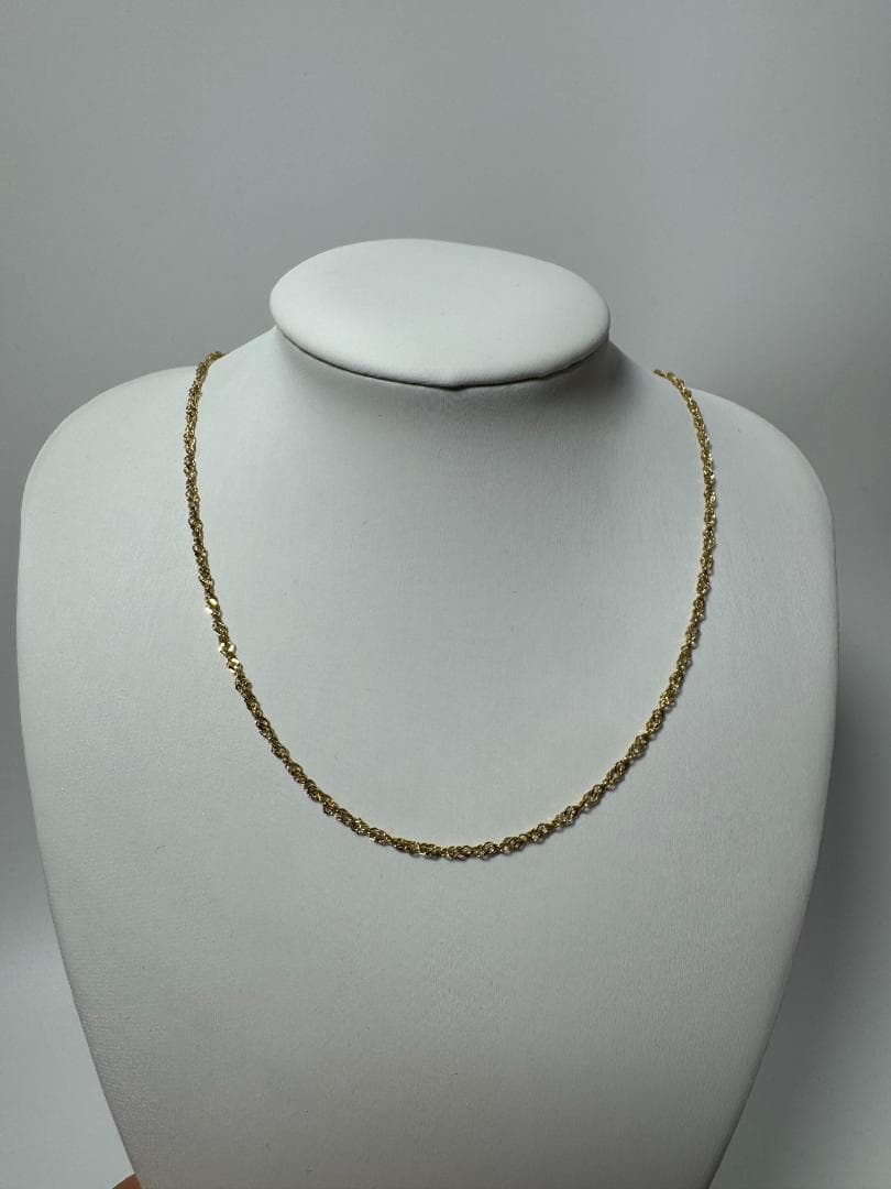 日本製K18ゴールド リンクチェーン ネックレス2.07g