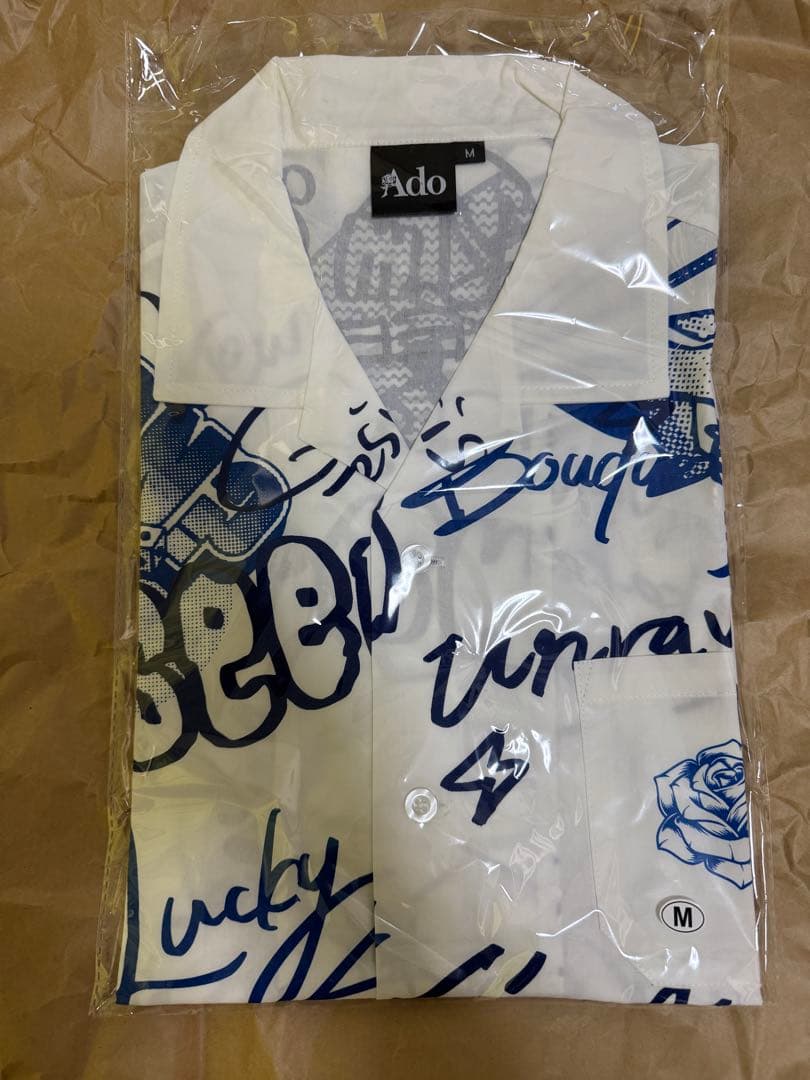 [新品] Ado オープンカラーシャツ　Mサイズ Ado 5周年 POPUP