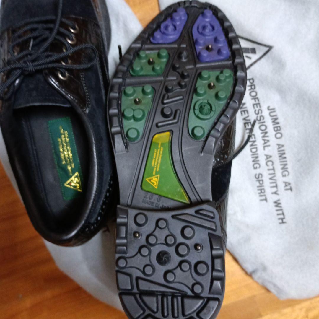 J’sウィングチップ ゴルフシューズ ブラック