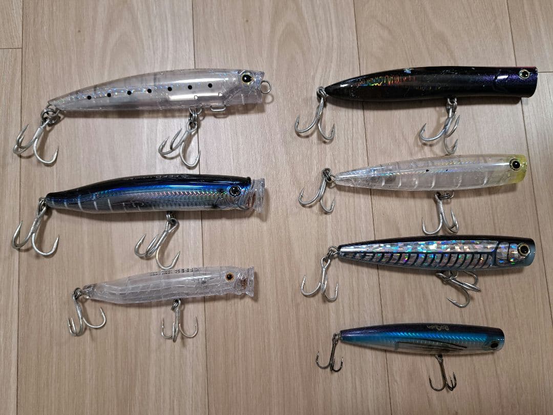 ポッパー　フック付き　バラ売り可　ダックダイブ　ポップクイーン　フィードポッパー