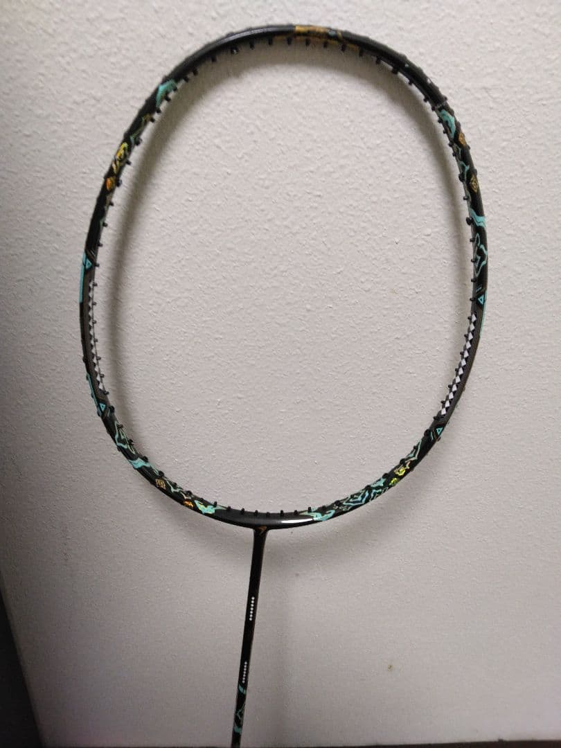 バドミントンラケット ブラック グリーン