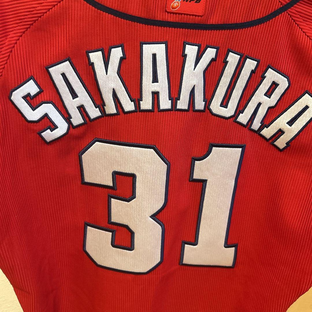 広島東洋カープ　坂倉将吾　旧プロモデルユニフォーム（ビジター）Lサイズ