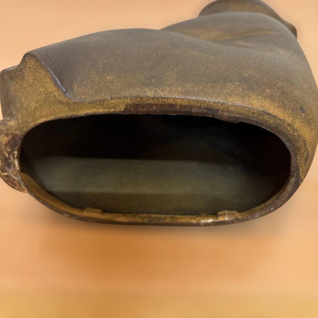 山本正道作 鳩と少女 彫刻 青銅 骨董 アンティーク ビンテージ