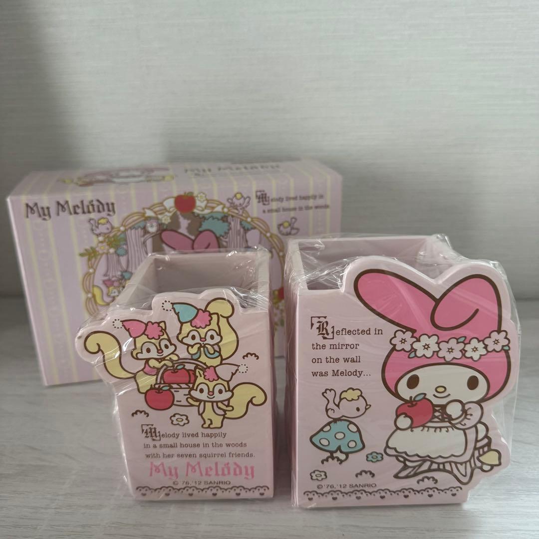 2012年 マイメロディ ブラシスタンド ストーリー サンリオ 木製