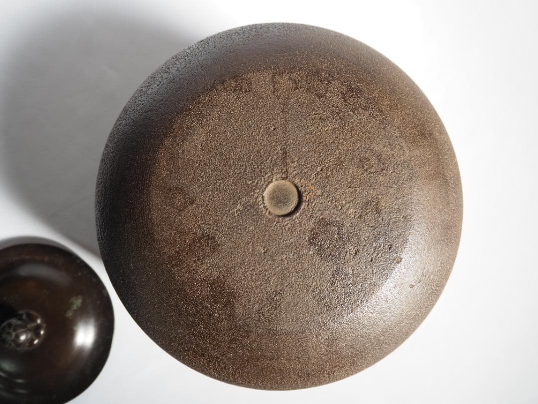 2代下間庄兵衛造『万代屋釜』15代大西清右衛門（浄心）極箱