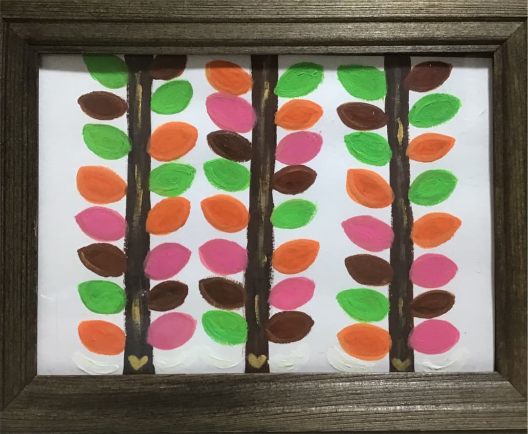 オリジナル ハンドメイド 春の木