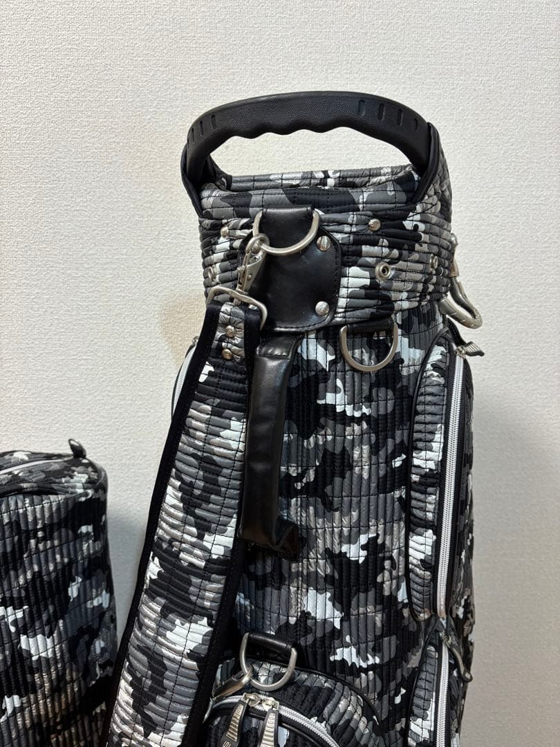 オウル OUUL キャディバッグ シルバークラシックカモフラージュ　美品