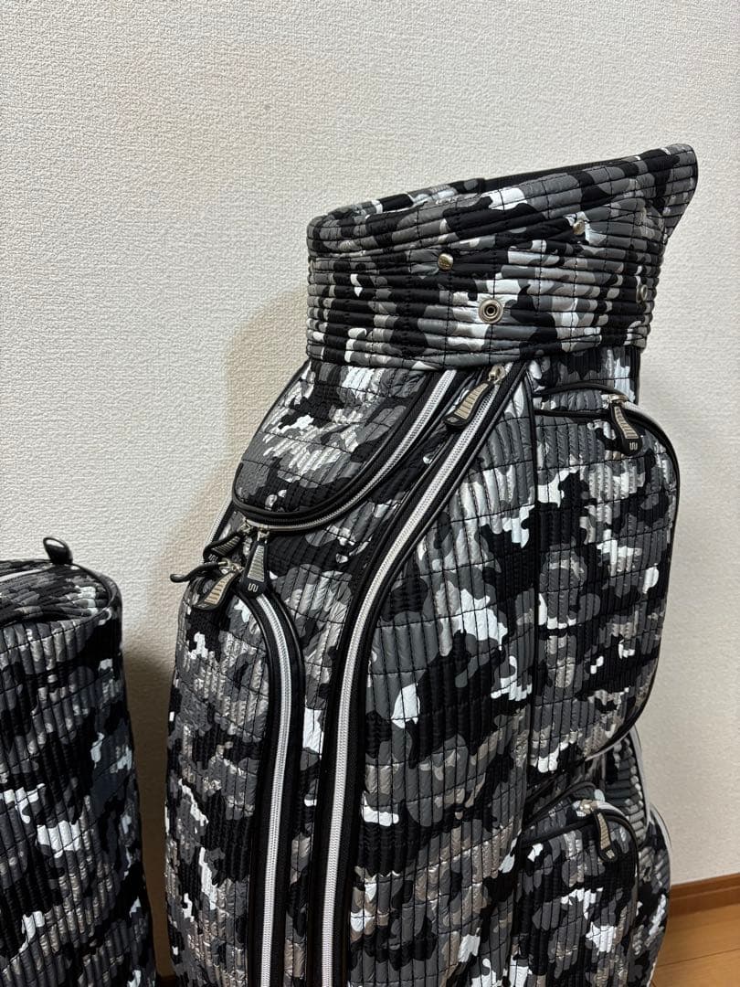 オウル OUUL キャディバッグ シルバークラシックカモフラージュ　美品
