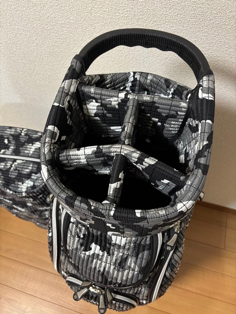 オウル OUUL キャディバッグ シルバークラシックカモフラージュ　美品