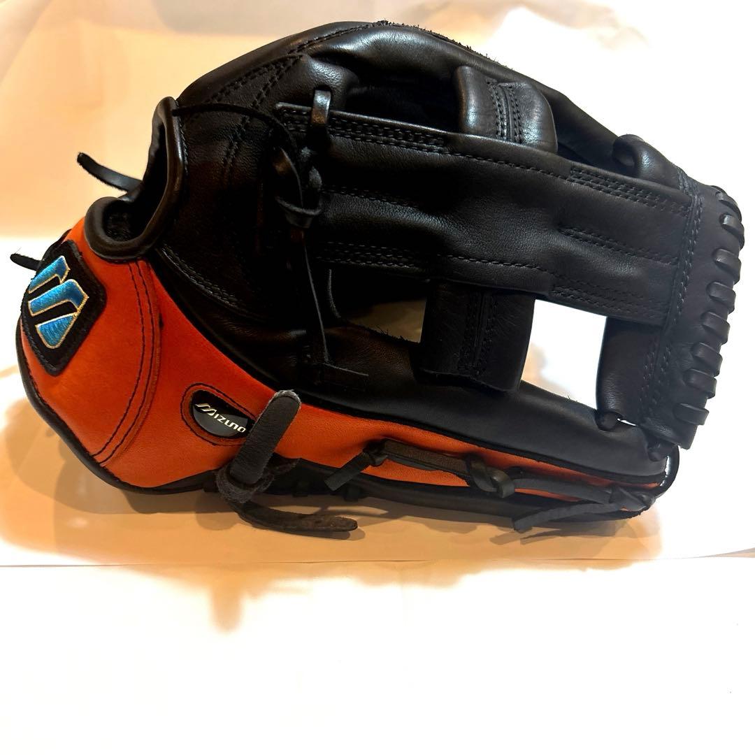 三足の蛙　USAモデル　ミズノ 軟式グローブ　ビューリーグ ビッグM 青