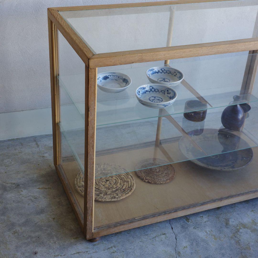 ガラスのショーケース　パンケース　ガラスケース