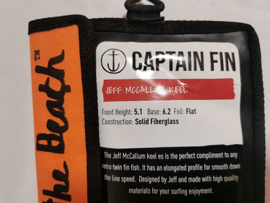 キャプテンフィン JEFF MCCALLUM 5.1 ツイン フィン キール