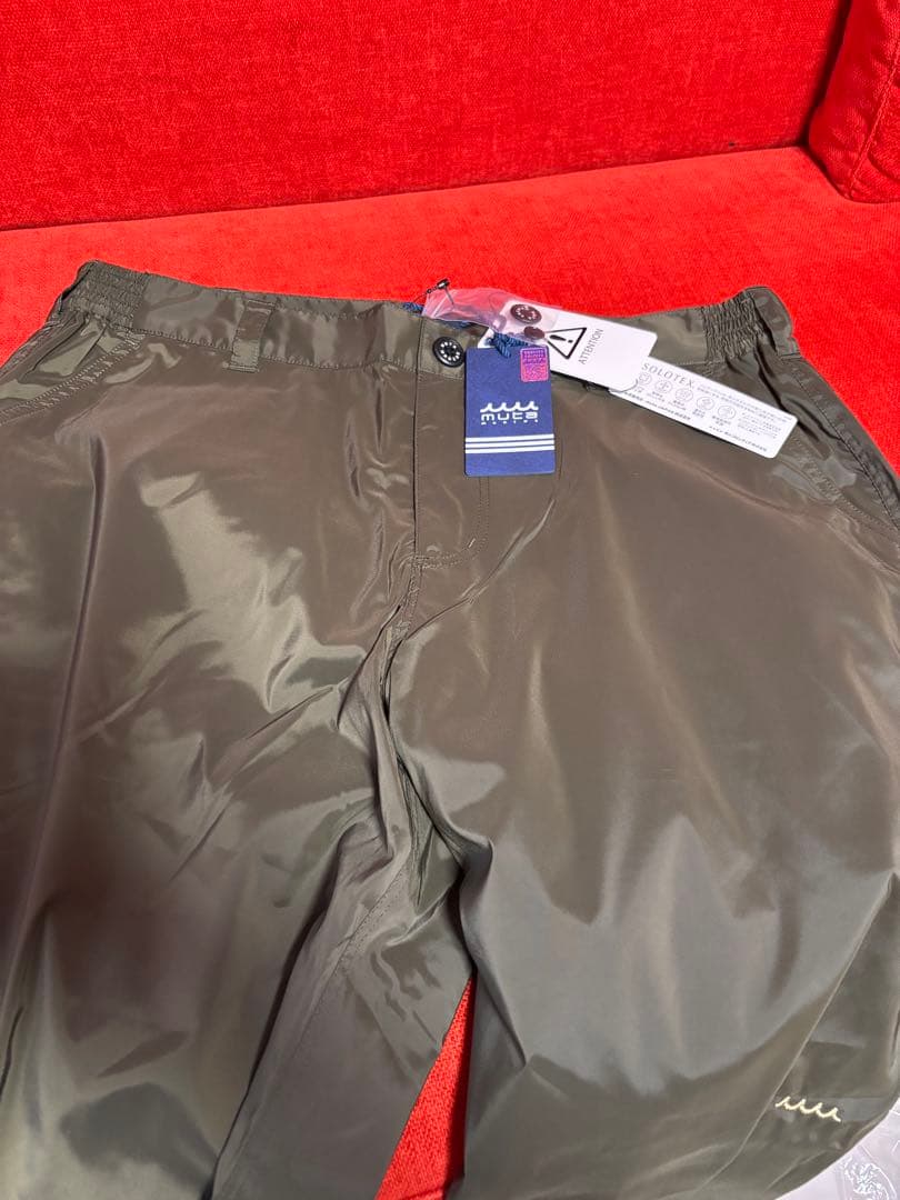た*つ様 muta ソロテックス 防水パンツ オリーブグリーン6