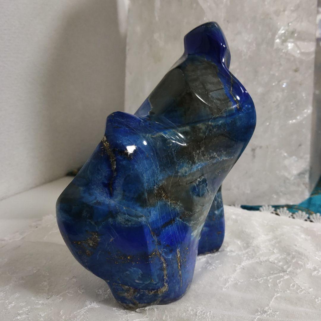 パワーストーン　原石　ラピスラズリ　クラスター　1,440g　No.006