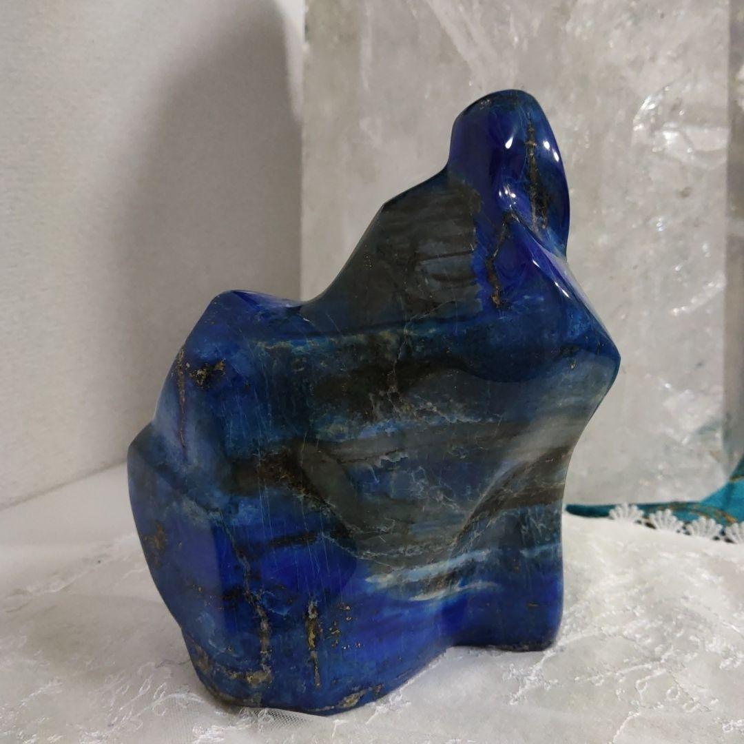 パワーストーン　原石　ラピスラズリ　クラスター　1,440g　No.006