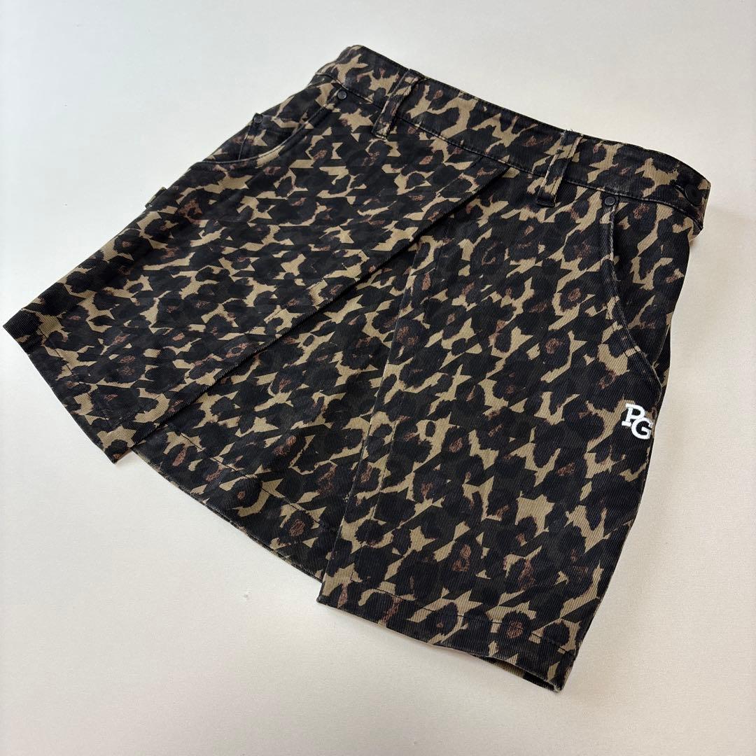 極美品✨パーリーゲイツ セーター&スカート　セット✨レオパード柄