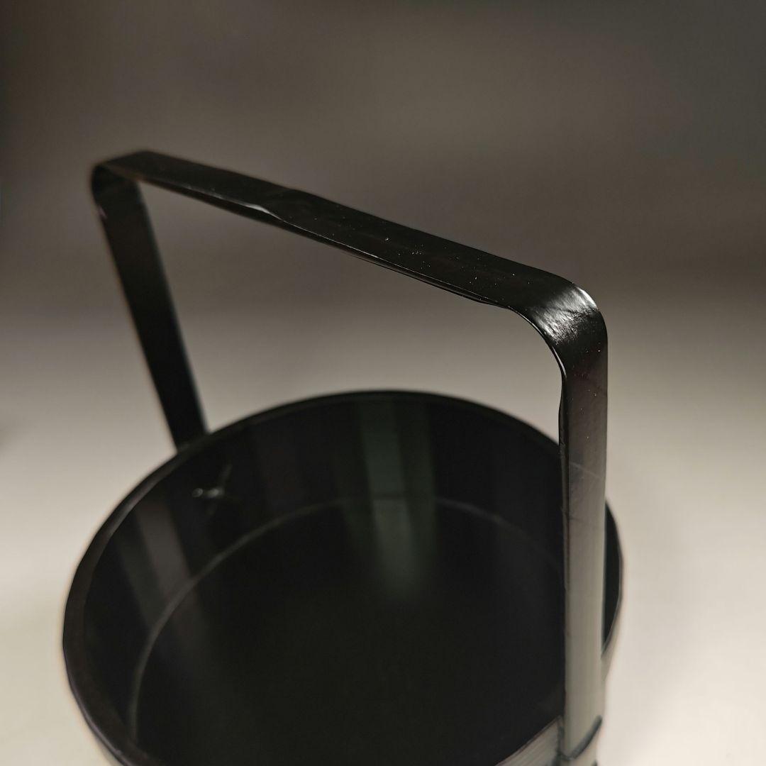 ウ257 莨盆『梅田宗恵作』『宗旦好　一閑塗　手付　煙草盆　共箱』茶道具