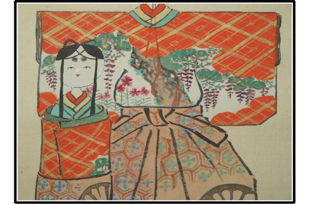 中国古美術 　時代の掛軸　書道筆保証　　日本　 X1166C16-4