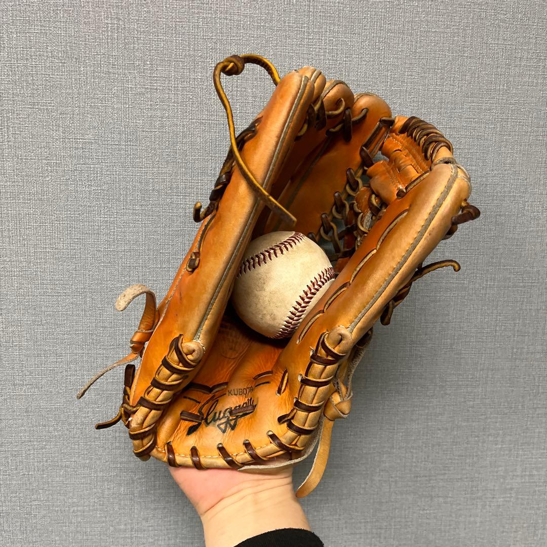 1210 スラッガー 型抜群 即戦力 硬式 外野手用グローブ 左投げ