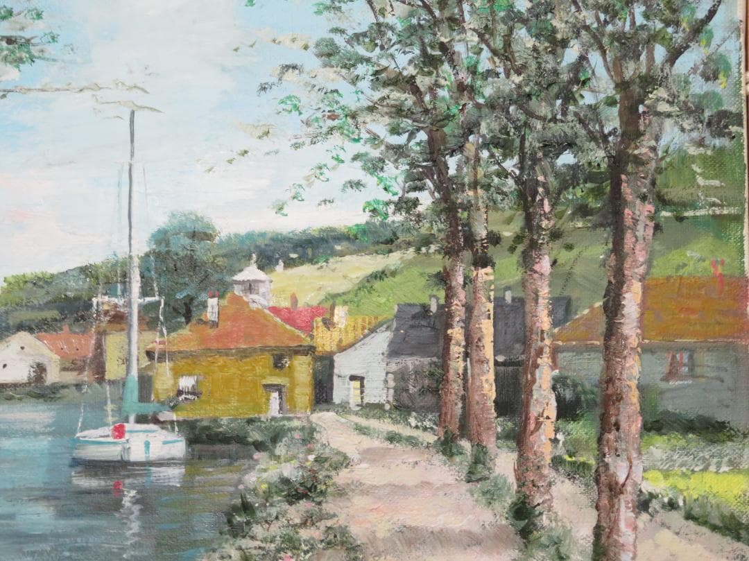 ◆ 春野修一 　「 ロワール」　油彩　F6　伊寿美会所属　◆