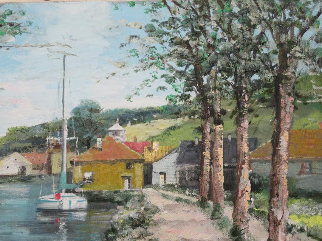 ◆ 春野修一 　「 ロワール」　油彩　F6　伊寿美会所属　◆