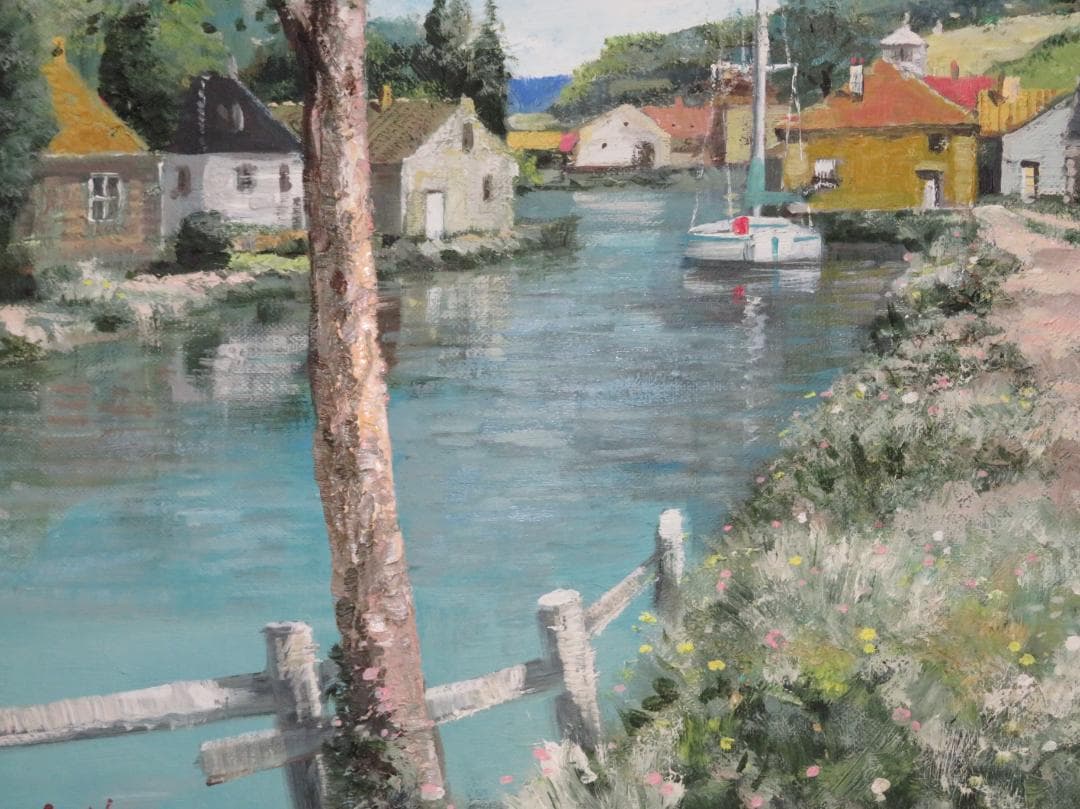 ◆ 春野修一 　「 ロワール」　油彩　F6　伊寿美会所属　◆