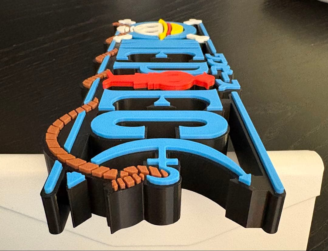 ワンピース ONE PIECE ビッグサイズ ロゴフィギュア 27cm