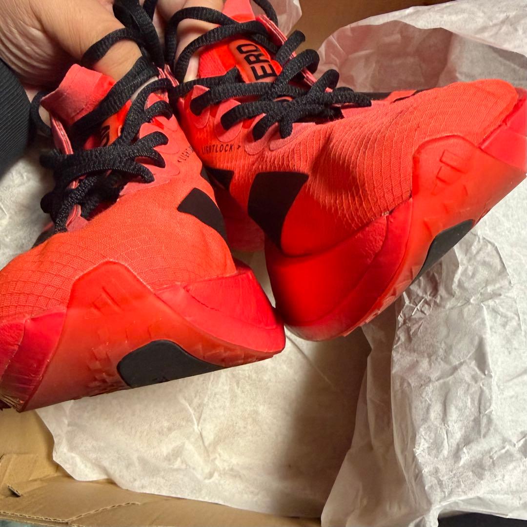 アディオスプロ4 26.5 レッド 完売カラー