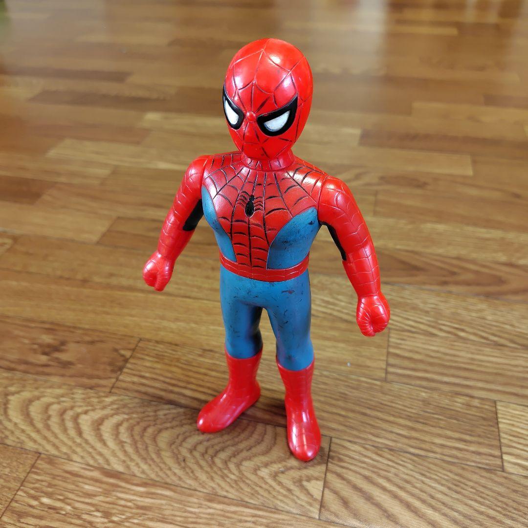 【レア品・当時物】スパイダーマン　ソフビ　1978年　東映