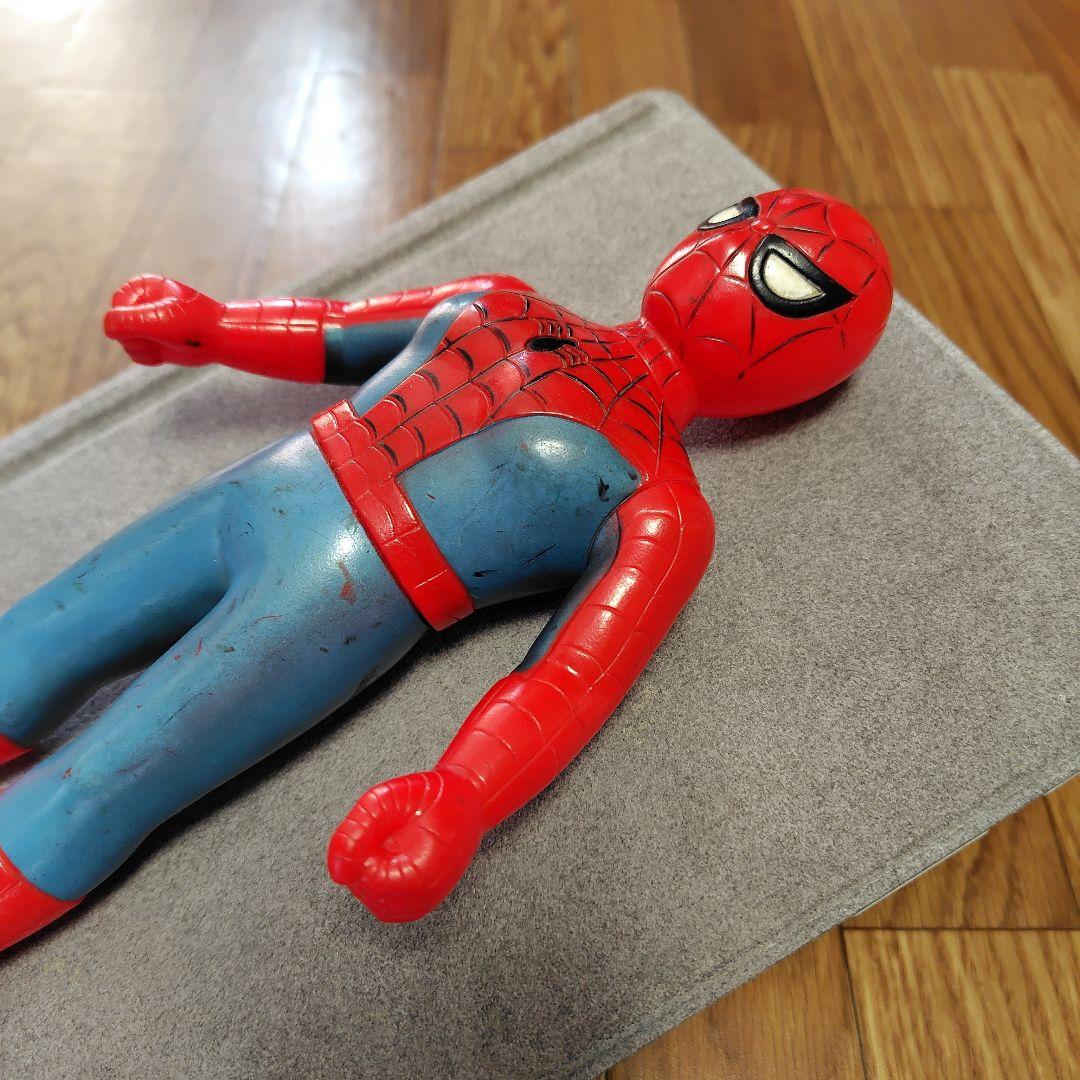 【レア品・当時物】スパイダーマン　ソフビ　1978年　東映