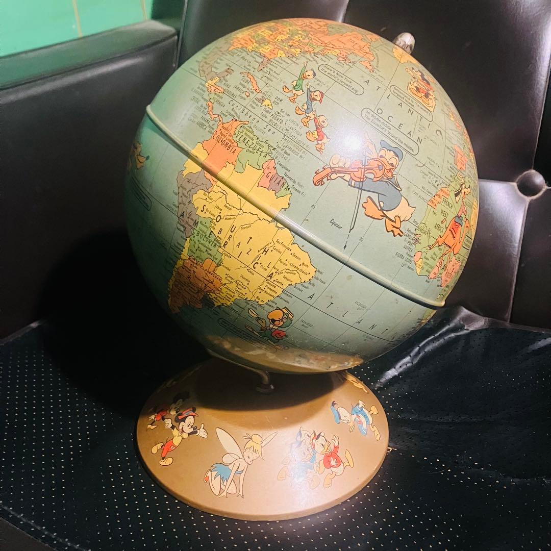 激レア 60's Rand McNally ディズニー 地球儀