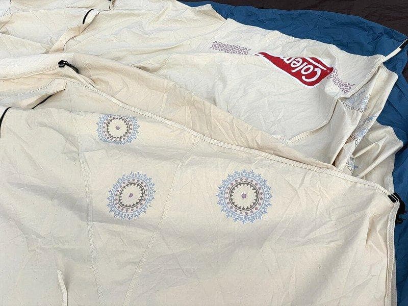 コールマン オアシステント ターコイズ ロッジ型テント 限定デザイン？