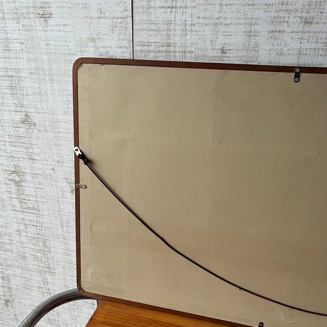 【アンティーク】額装 額縁 水墨画 日本画 風景画 骨董品 美術品 オブジェ